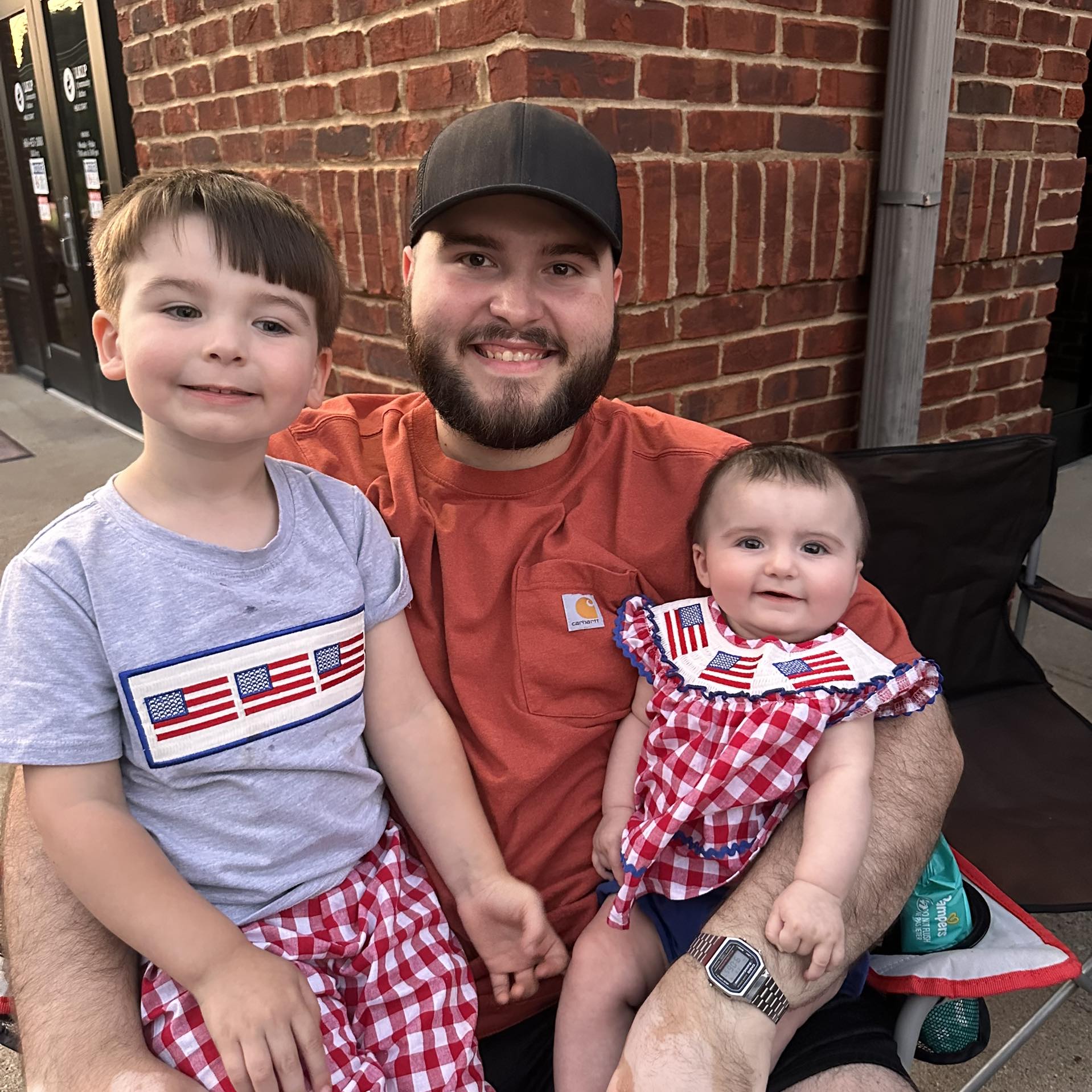Zach Caudill and family